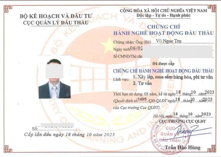 Vụ Tập đoàn Sơn Hải: Tổ trưởng tổ chấm thầu 'trình' chứng chỉ hành nghề còn hạn- Ảnh 2. Vụ Tập đoàn Sơn Hải: Tổ trưởng tổ chấm thầu 'trình' chứng chỉ hành nghề còn hạn- Ảnh 2.