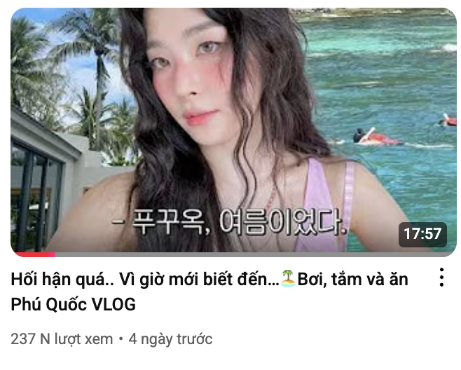 Mỹ nhân Hàn Quốc đình đám cảm thấy “hối hận” vì không đến Phú Quốc sớm hơn, chuyện gì đang xảy ra?- Ảnh 1. Mỹ nhân Hàn Quốc đình đám cảm thấy “hối hận” vì không đến Phú Quốc sớm hơn, chuyện gì đang xảy ra?- Ảnh 1.