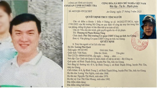Truy tìm Trưởng phòng giao dịch Ngân hàng TMCP sinh năm 1991 chiếm đoạt 1,2 tỷ đồng- Ảnh 1. Truy tìm Trưởng phòng giao dịch Ngân hàng TMCP sinh năm 1991 chiếm đoạt 1,2 tỷ đồng- Ảnh 1.