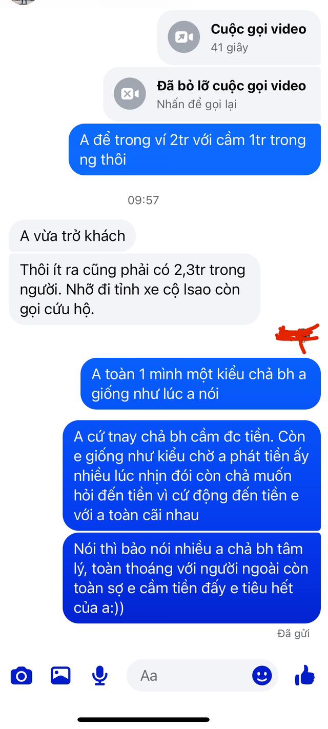 Bức ảnh chụp tin nhắn chồng gửi vợ lúc 9h57 sáng khiến netizen thốt lên: Sao có thể?- Ảnh 1. Bức ảnh chụp tin nhắn chồng gửi vợ lúc 9h57 sáng khiến netizen thốt lên: Sao có thể?- Ảnh 1.