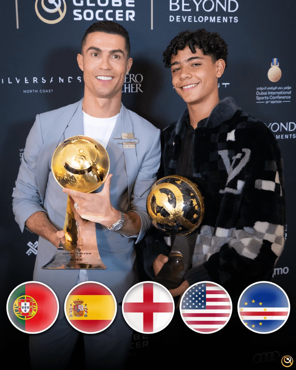 Ngỡ ngàng với diện mạo tuổi 14 của con trai Ronaldo- Ảnh 2. Ngỡ ngàng với diện mạo tuổi 14 của con trai Ronaldo- Ảnh 2.