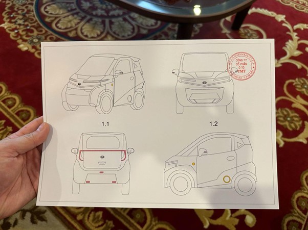 Lộ kiểu dáng công nghiệp, một mẫu ô tô sắp ra mắt tại Việt Nam, giá rẻ ngang Honda SH 350i?- Ảnh 2. Lộ kiểu dáng công nghiệp, một mẫu ô tô sắp ra mắt tại Việt Nam, giá rẻ ngang Honda SH 350i?- Ảnh 2.