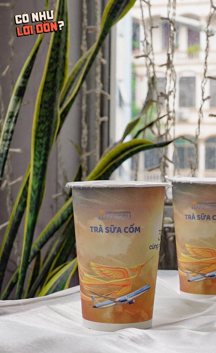 Cận cảnh cốc trà sữa cốm 50k của Vietnam Airlines: Bao bì đẹp nhưng topping bên trong mới là điều đáng chú ý- Ảnh 12. Cận cảnh cốc trà sữa cốm 50k của Vietnam Airlines: Bao bì đẹp nhưng topping bên trong mới là điều đáng chú ý- Ảnh 12.