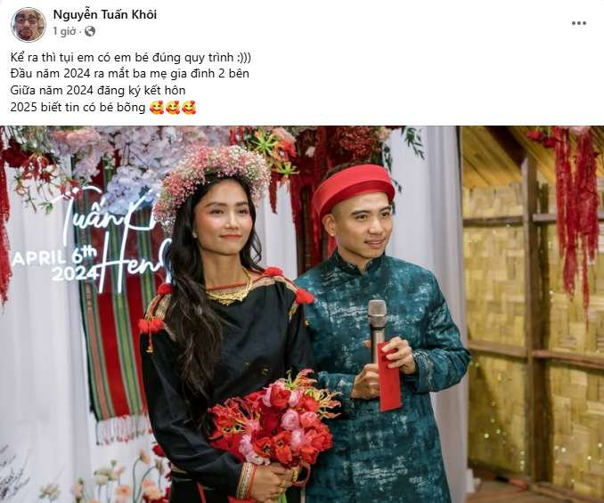 Ông xã H'Hen Niê phản pháo thông tin phải cưới gấp để chạy bầu- Ảnh 1. Ông xã H'Hen Niê phản pháo thông tin phải cưới gấp để chạy bầu- Ảnh 1.