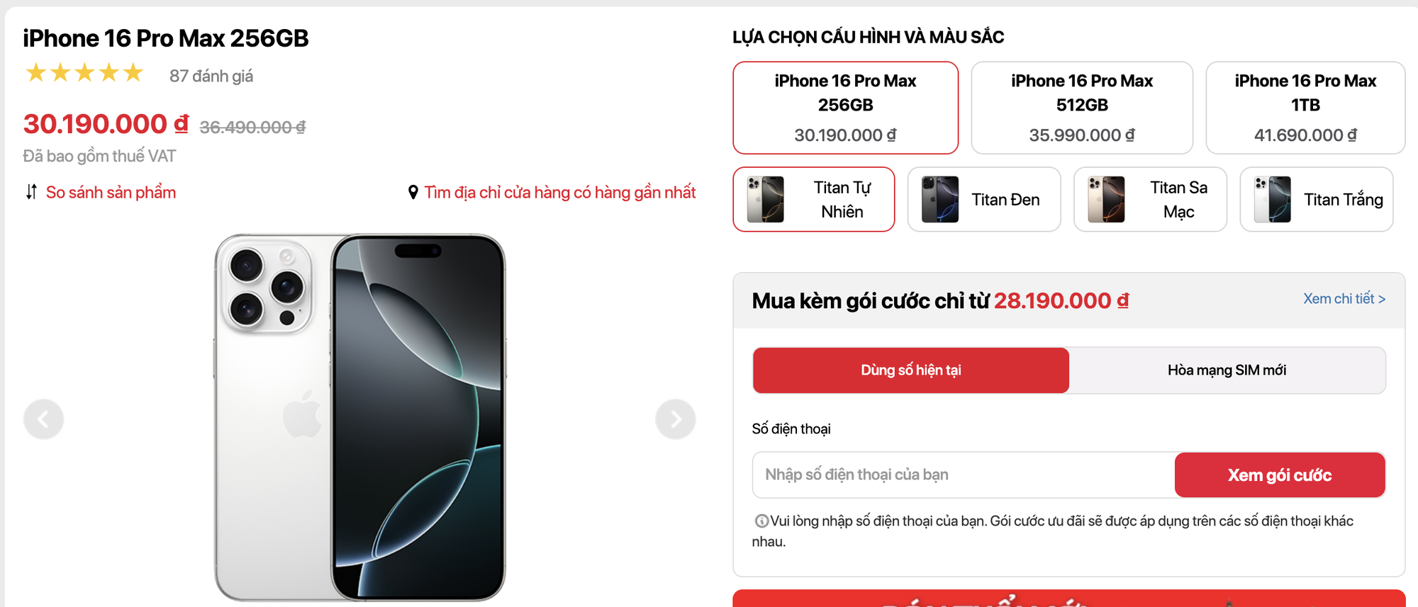 iPhone 16 Pro Max giảm hơn 5 triệu đồng, iPhone 16 rẻ chưa từng thấy từ khi mở bán tại Việt Nam- Ảnh 1. iPhone 16 Pro Max giảm hơn 5 triệu đồng, iPhone 16 rẻ chưa từng thấy từ khi mở bán tại Việt Nam- Ảnh 1.