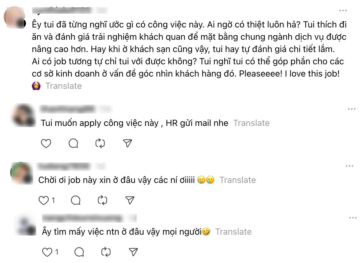 Cô gái tiết lộ về nghề "đi ăn miễn phí" ở nhiều nhà hàng hot tại Việt Nam, netizen rần rần ứng tuyển và điều mà người trong cuộc nói- Ảnh 2. Cô gái tiết lộ về nghề "đi ăn miễn phí" ở nhiều nhà hàng hot tại Việt Nam, netizen rần rần ứng tuyển và điều mà người trong cuộc nói- Ảnh 2.