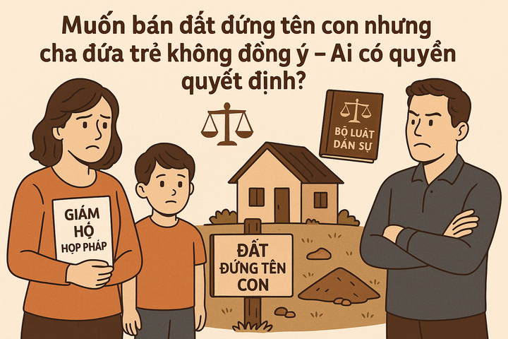 Mẹ có được bán đất con được tặng nếu cha không đồng ý?- Ảnh 1. Mẹ có được bán đất con được tặng nếu cha không đồng ý?- Ảnh 1.