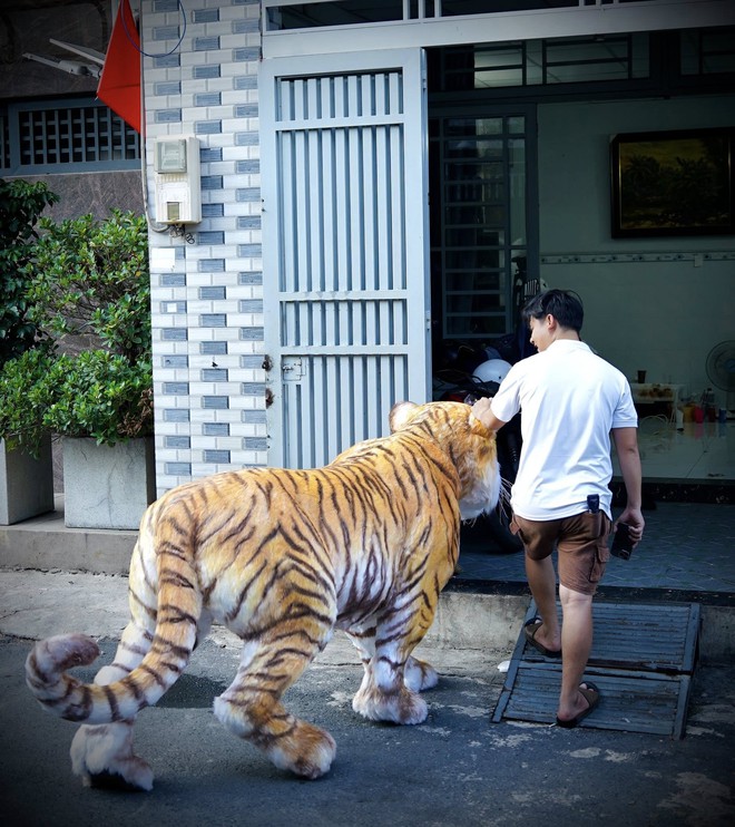 Cứ ngỡ sản phẩm của AI nhưng hình ảnh "em bé cưỡi hổ" trong xóm nhỏ TP.HCM là ảnh thật: Câu chuyện phía sau mới thú vị!- Ảnh 3. Cứ ngỡ sản phẩm của AI nhưng hình ảnh "em bé cưỡi hổ" trong xóm nhỏ TP.HCM là ảnh thật: Câu chuyện phía sau mới thú vị!- Ảnh 3.