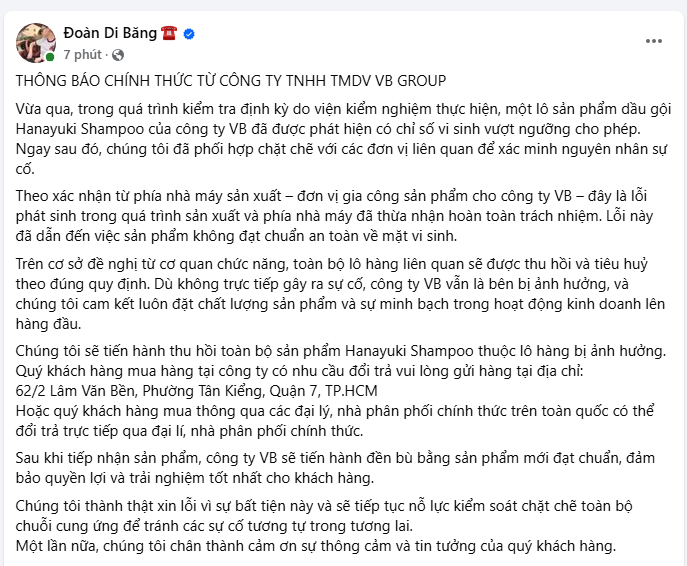 Vợ chồng đại gia quận 7 Đoàn Di Băng thông báo chính thức- Ảnh 2. Vợ chồng đại gia quận 7 Đoàn Di Băng thông báo chính thức- Ảnh 2.