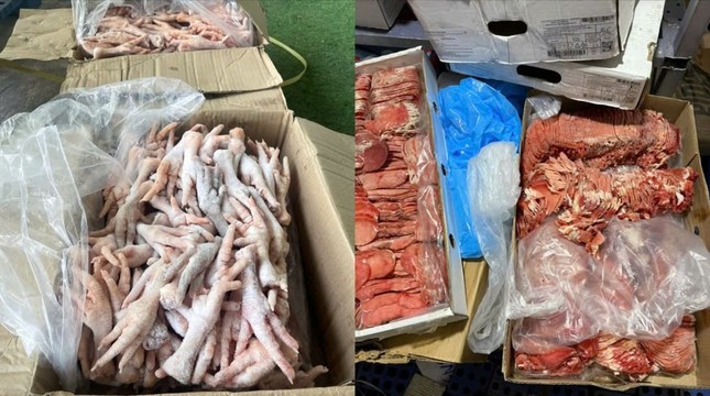 Thu giữ hơn 2,5 tấn thực phẩm đông lạnh không rõ nguồn gốc ở Đà Lạt- Ảnh 2. Thu giữ hơn 2,5 tấn thực phẩm đông lạnh không rõ nguồn gốc ở Đà Lạt- Ảnh 2.