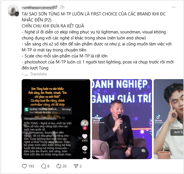 Fan Sơn Tùng M-TP và Soobin “khẩu chiến” căng đét vì chiếc túi LV 300 triệu đựng măng cụt- Ảnh 13. Fan Sơn Tùng M-TP và Soobin “khẩu chiến” căng đét vì chiếc túi LV 300 triệu đựng măng cụt- Ảnh 13.