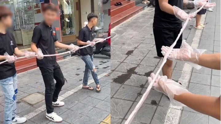 TikToker 'Thế Lòng Se Điếu' quảng cáo đoạn lòng lợn dài 40m là ai?- Ảnh 2. TikToker 'Thế Lòng Se Điếu' quảng cáo đoạn lòng lợn dài 40m là ai?- Ảnh 2.