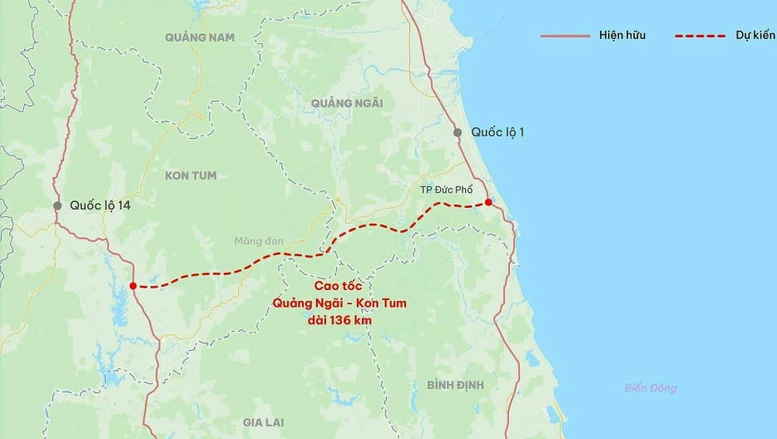 Đề xuất phương án xây cao tốc Quảng Ngãi-Kon Tum- Ảnh 1. Đề xuất phương án xây cao tốc Quảng Ngãi-Kon Tum- Ảnh 1.