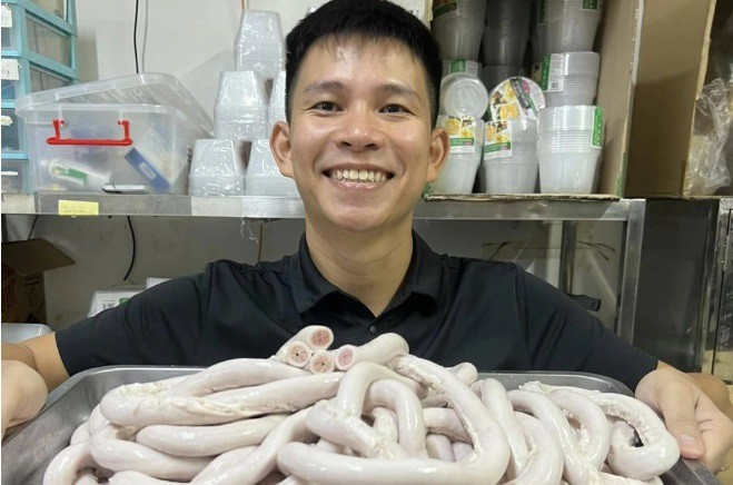 Bí mật đằng sau cỗ lòng se điếu dài kỷ lục: Làm giả được không, độc hại đến mức nào?- Ảnh 1. Bí mật đằng sau cỗ lòng se điếu dài kỷ lục: Làm giả được không, độc hại đến mức nào?- Ảnh 1.