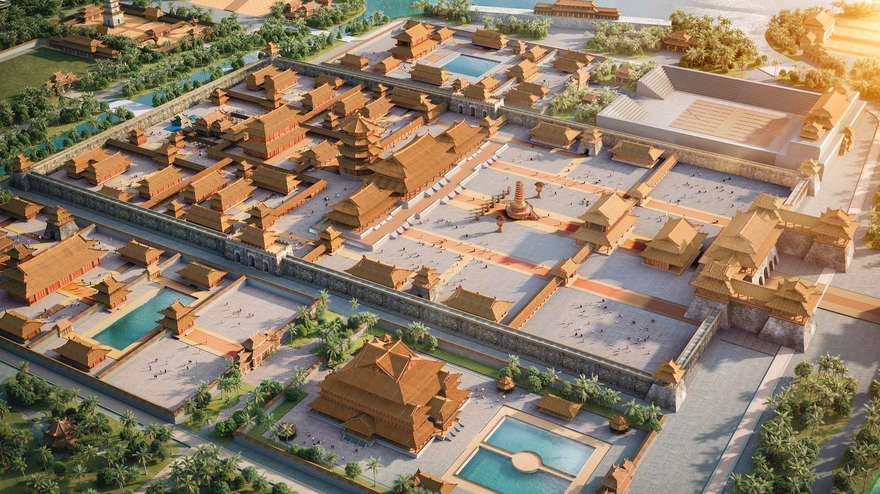 Những biểu tượng quyền uy của vương triều Lý - Trần tại Sun Mega City- Ảnh 2. Những biểu tượng quyền uy của vương triều Lý - Trần tại Sun Mega City- Ảnh 2.