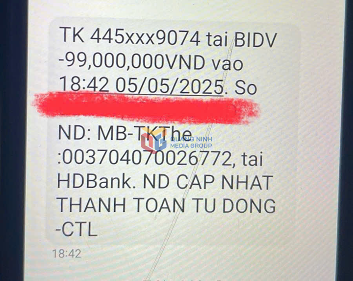Vừa cài ứng dụng thông báo tiền nước hàng tháng, chủ tài khoản BIDV bị trừ 99 triệu đồng với nội dung “Cập nhật thanh toán tự động”- Ảnh 1.