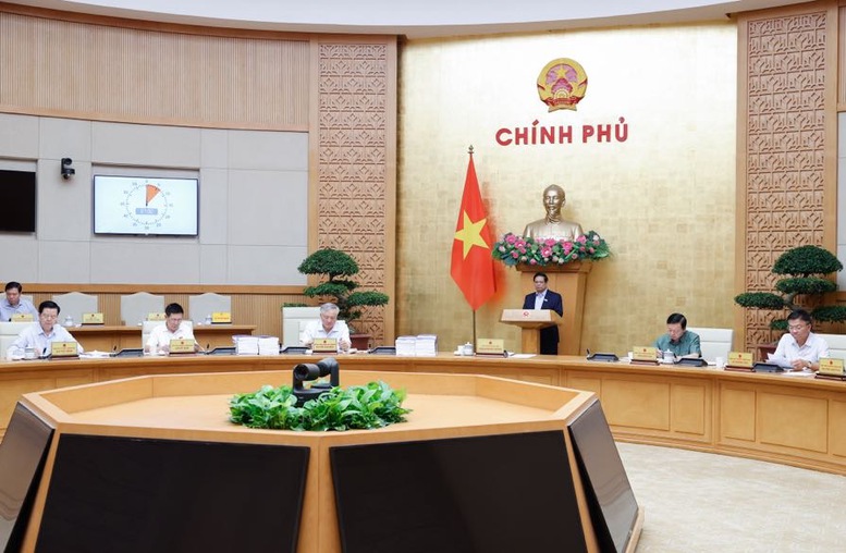 Thủ tướng chủ trì phiên họp Chính phủ về sắp xếp, tổ chức lại đơn vị hành chính và tổ chức chính quyền địa phương 2 cấp- Ảnh 2. Thủ tướng chủ trì phiên họp Chính phủ về sắp xếp, tổ chức lại đơn vị hành chính và tổ chức chính quyền địa phương 2 cấp- Ảnh 2.