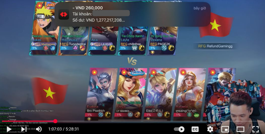 “Độc lạ” như streamer Độ Mixi: Lương 7-8 triệu đồng/tháng nhưng vừa lộ số dư tài khoản 1,2 tỷ đồng- Ảnh 1. “Độc lạ” như streamer Độ Mixi: Lương 7-8 triệu đồng/tháng nhưng vừa lộ số dư tài khoản 1,2 tỷ đồng- Ảnh 1.