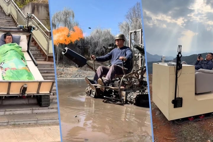 'Dị nhân' trên núi cao chế tạo 300 chiếc xe kỳ lạ trong 7 năm- Ảnh 1.