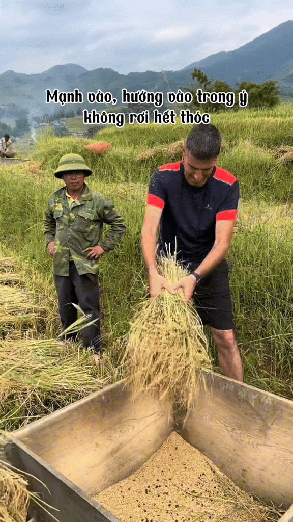 Khách Tây không ngại khó, không ngại bẩn, thích thú với trải nghiệm nhiều người Việt cũng không biết làm- Ảnh 4. Khách Tây không ngại khó, không ngại bẩn, thích thú với trải nghiệm nhiều người Việt cũng không biết làm- Ảnh 4.