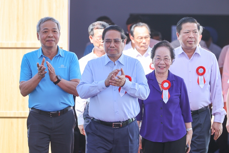 Thủ tướng Phạm Minh Chính dự khởi công Tổ hợp không gian sáng tạo CMC- Ảnh 1. Thủ tướng Phạm Minh Chính dự khởi công Tổ hợp không gian sáng tạo CMC- Ảnh 1.