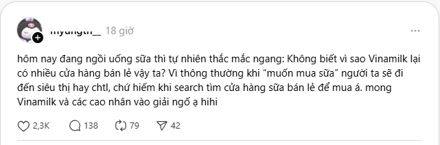 1 câu hỏi về ‘sự lạ thường’ của 700 cửa hàng Vinamilk đang dấy lên cuộc tranh luận: Hãng sữa quốc dân nói gì?- Ảnh 1. 1 câu hỏi về ‘sự lạ thường’ của 700 cửa hàng Vinamilk đang dấy lên cuộc tranh luận: Hãng sữa quốc dân nói gì?- Ảnh 1.