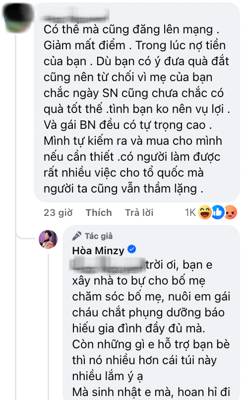 Hoà Minzy bị chê Hoà Minzy bị chê