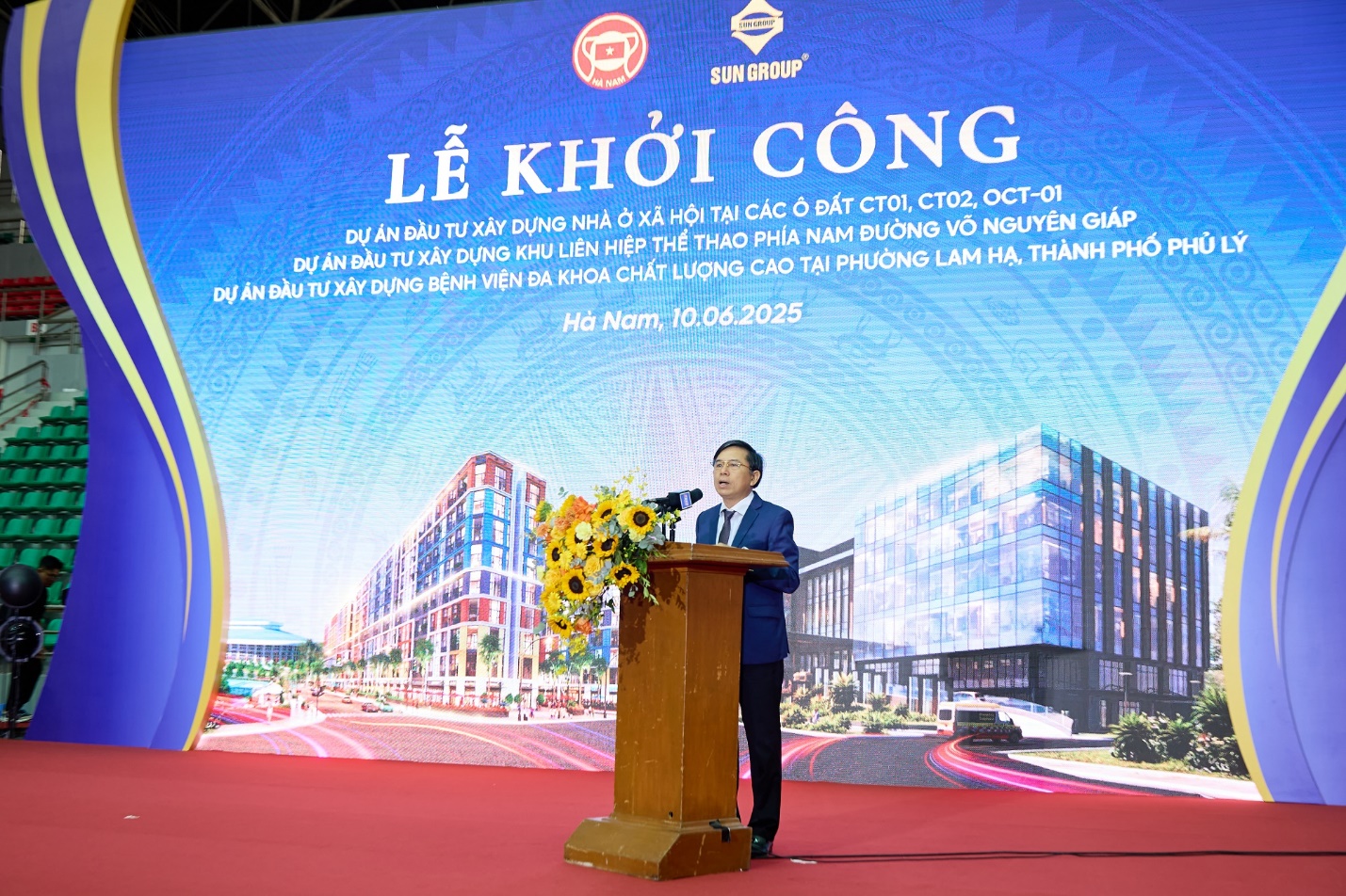Sun Group đồng loạt khởi công 3 dự án an sinh xã hội tại Hà Nam- Ảnh 1. Sun Group đồng loạt khởi công 3 dự án an sinh xã hội tại Hà Nam- Ảnh 1.