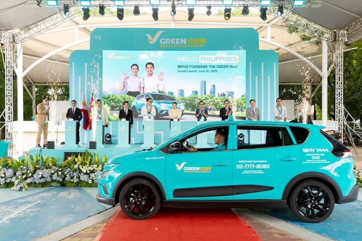 Xanh SM trở thành thương hiệu taxi điện đầu tiên tại Philippines- Ảnh 1.