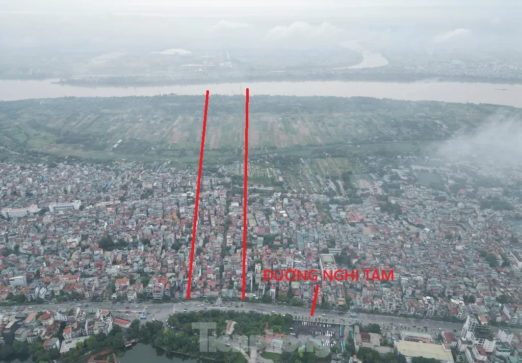 Hiện trường dự án cầu Tứ Liên phía nội thành vẫn 'nằm yên'- Ảnh 4.
