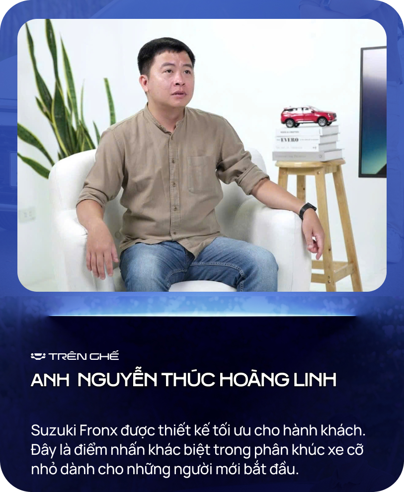 Người Việt hiếm hoi cầm lái Suzuki Fronx: ‘Lái hay, chất tốt nhưng cần điều này mới bán chạy’- Ảnh 3. Người Việt hiếm hoi cầm lái Suzuki Fronx: ‘Lái hay, chất tốt nhưng cần điều này mới bán chạy’- Ảnh 3.