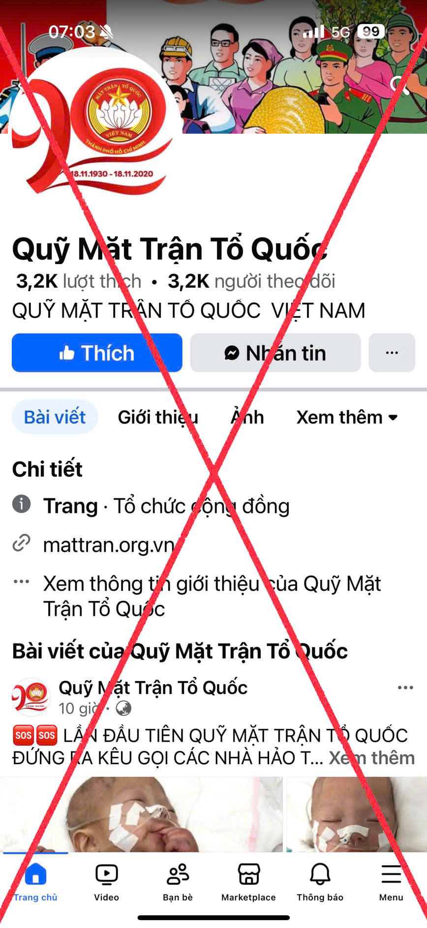Mạo danh Ủy ban Trung ương Mặt trận Tổ quốc Việt Nam để huy động ủng hộ- Ảnh 1. Mạo danh Ủy ban Trung ương Mặt trận Tổ quốc Việt Nam để huy động ủng hộ- Ảnh 1.
