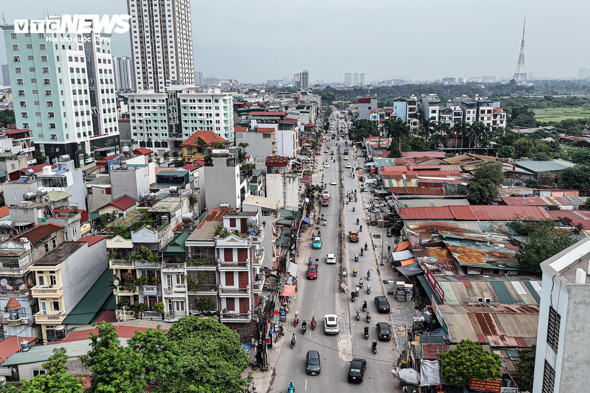 Đường hơn 2km ở Hà Nội làm gần một thập kỷ chưa xong- Ảnh 1. Đường hơn 2km ở Hà Nội làm gần một thập kỷ chưa xong- Ảnh 1.