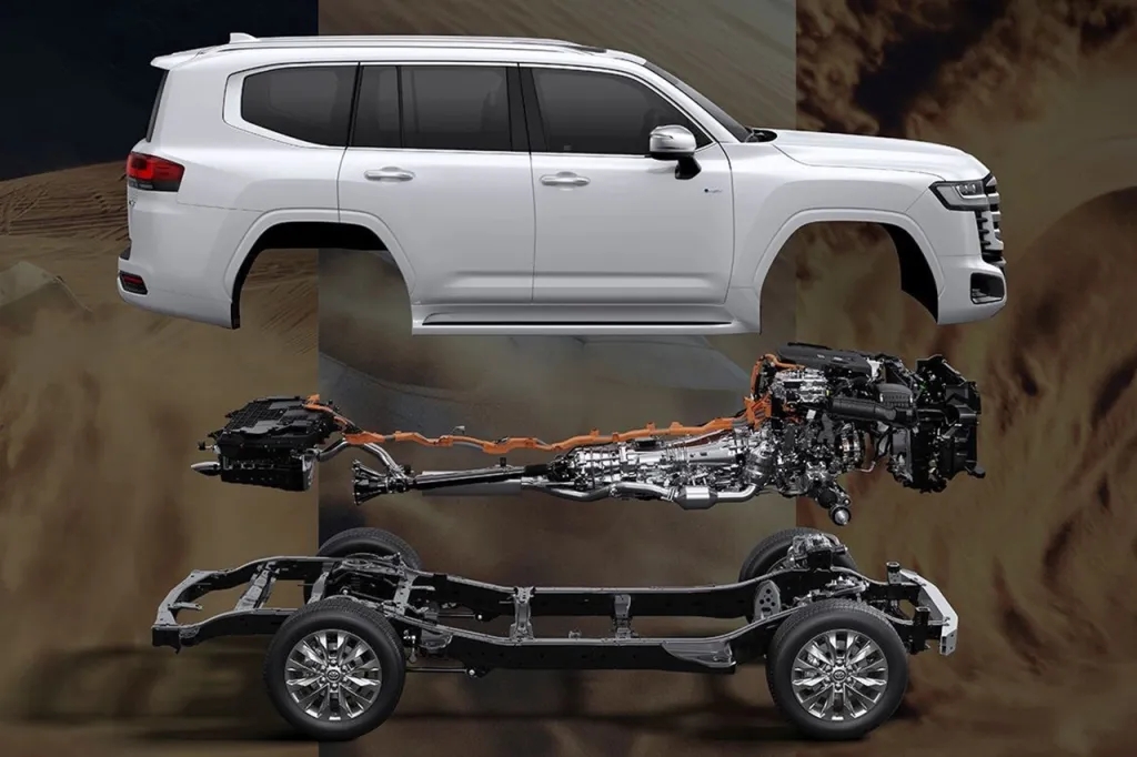 Toyota Land Cruiser thêm bản hybrid: Mạnh ngang Lexus LX 700h, bình xăng lớn, pin chịu được khắc nghiệt để off-road- Ảnh 2. Toyota Land Cruiser thêm bản hybrid: Mạnh ngang Lexus LX 700h, bình xăng lớn, pin chịu được khắc nghiệt để off-road- Ảnh 2.
