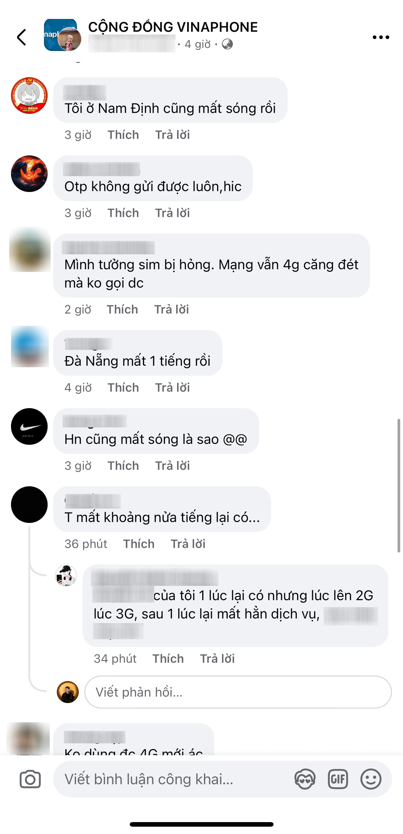 VinaPhone gặp sự cố trên cả nước, người dùng "than trời" vì mất sóng- Ảnh 2. VinaPhone gặp sự cố trên cả nước, người dùng "than trời" vì mất sóng- Ảnh 2.