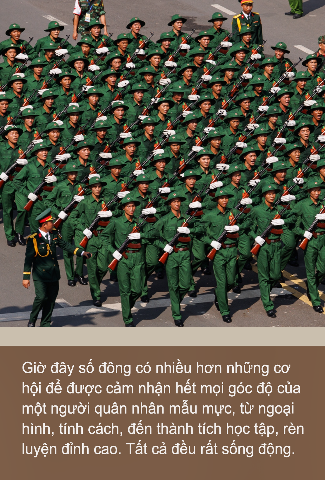 Sức hút của quân nhân- Ảnh 1. Sức hút của quân nhân- Ảnh 1.