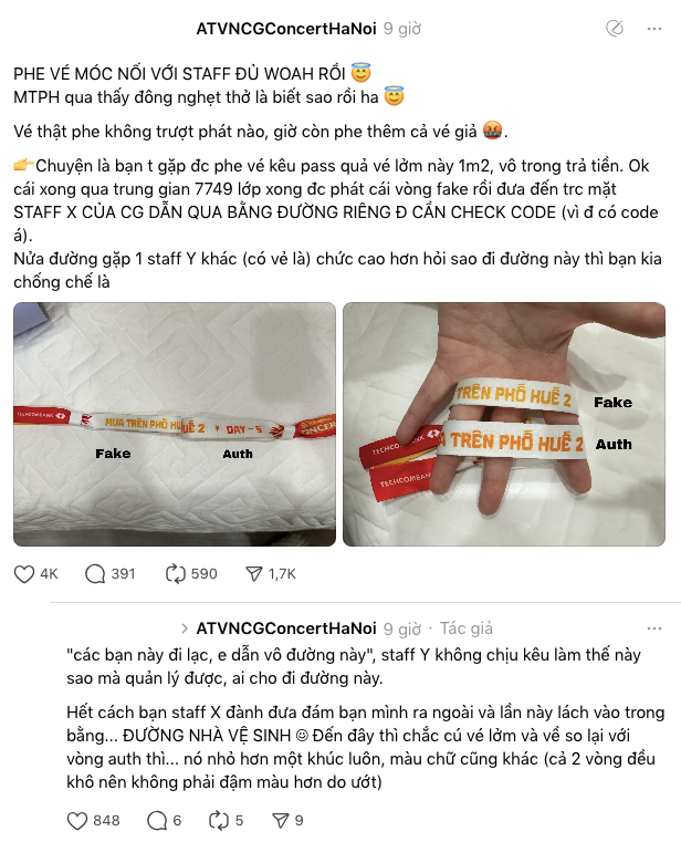 Rộ tin vé giả tại concert Anh Trai Vượt Ngàn Chông Gai, fan cảnh báo khẩn- Ảnh 1. Rộ tin vé giả tại concert Anh Trai Vượt Ngàn Chông Gai, fan cảnh báo khẩn- Ảnh 1.