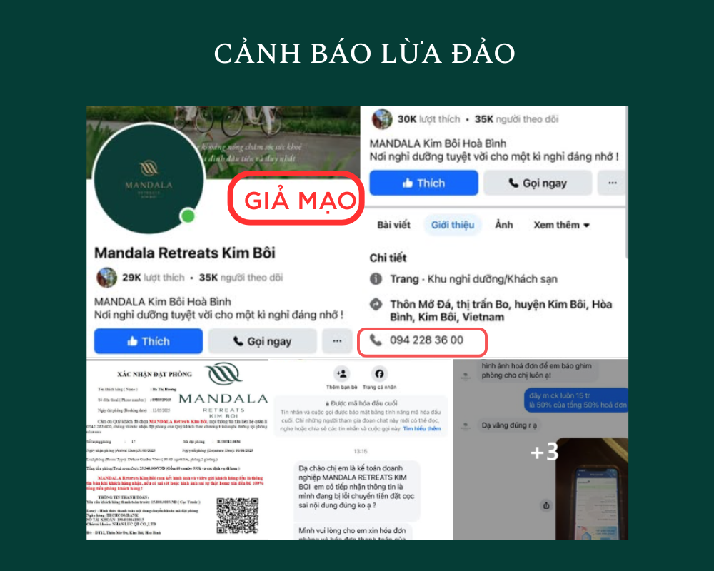 Cảnh báo giả mạo hệ thống Fanpage khách sạn Mandala - Hãy kiểm tra kỹ trước khi thanh toán đặt phòng- Ảnh 2. Cảnh báo giả mạo hệ thống Fanpage khách sạn Mandala - Hãy kiểm tra kỹ trước khi thanh toán đặt phòng- Ảnh 2.