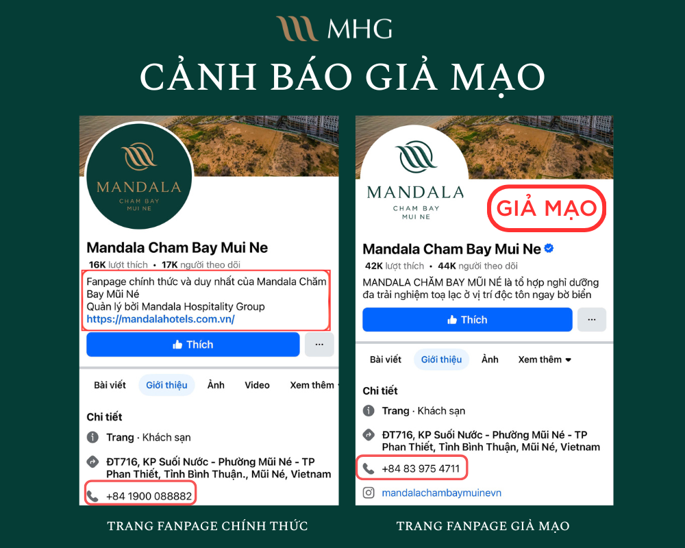 Cảnh báo giả mạo hệ thống Fanpage khách sạn Mandala - Hãy kiểm tra kỹ trước khi thanh toán đặt phòng- Ảnh 3. Cảnh báo giả mạo hệ thống Fanpage khách sạn Mandala - Hãy kiểm tra kỹ trước khi thanh toán đặt phòng- Ảnh 3.