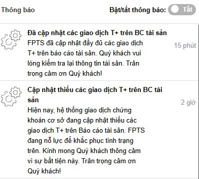 FPTS gặp sự cố hệ thống giao dịch chứng khoán trong phiên 16/6- Ảnh 1. FPTS gặp sự cố hệ thống giao dịch chứng khoán trong phiên 16/6- Ảnh 1.