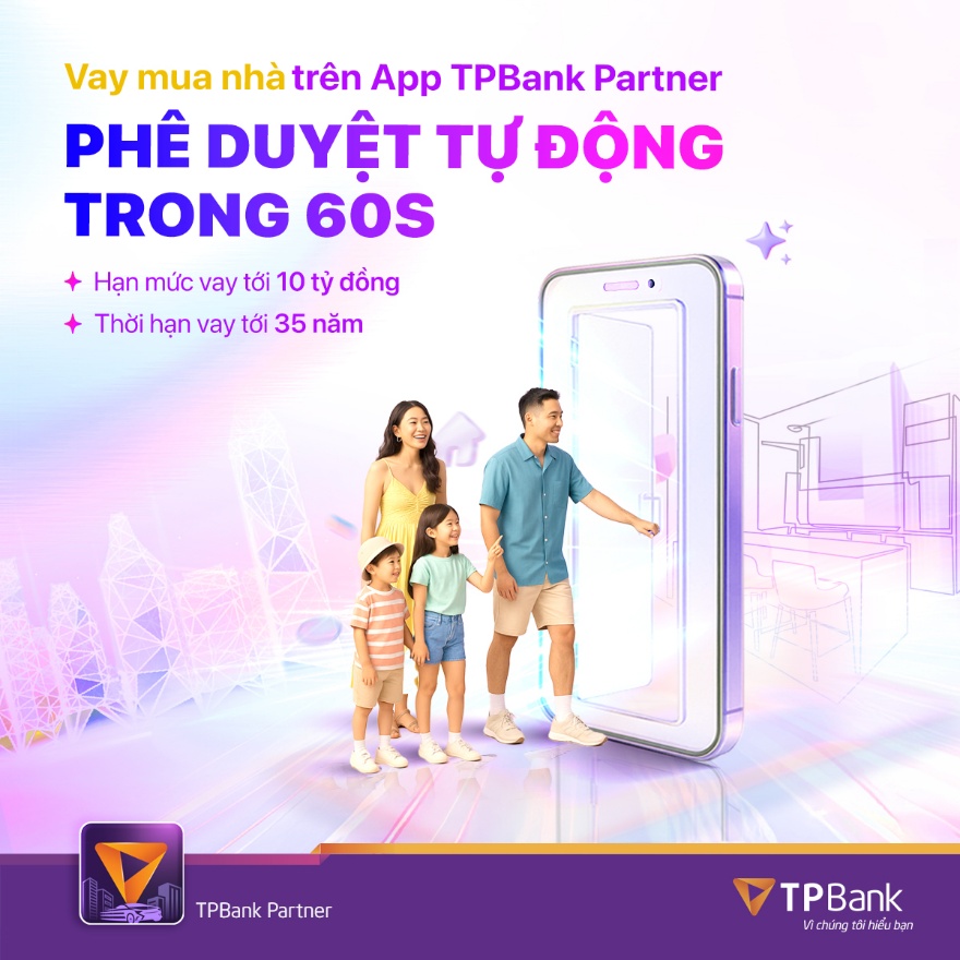 TPBank giới thiệu giải pháp vay mua nhà số hóa cho những quyết định an cư cẩn trọng- Ảnh 1. TPBank giới thiệu giải pháp vay mua nhà số hóa cho những quyết định an cư cẩn trọng- Ảnh 1.