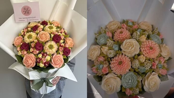 Bà mẹ ba con làm hoa từ bánh cupcake gây sốt khắp thế giới- Ảnh 5. Bà mẹ ba con làm hoa từ bánh cupcake gây sốt khắp thế giới- Ảnh 5.