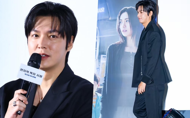Lee Min Ho tự phản dame chính mình: Miệng kêu "tôi đã già" nhưng visual ở họp báo phim mới lại nét căng thế này- Ảnh 1. Lee Min Ho tự phản dame chính mình: Miệng kêu "tôi đã già" nhưng visual ở họp báo phim mới lại nét căng thế này- Ảnh 1.