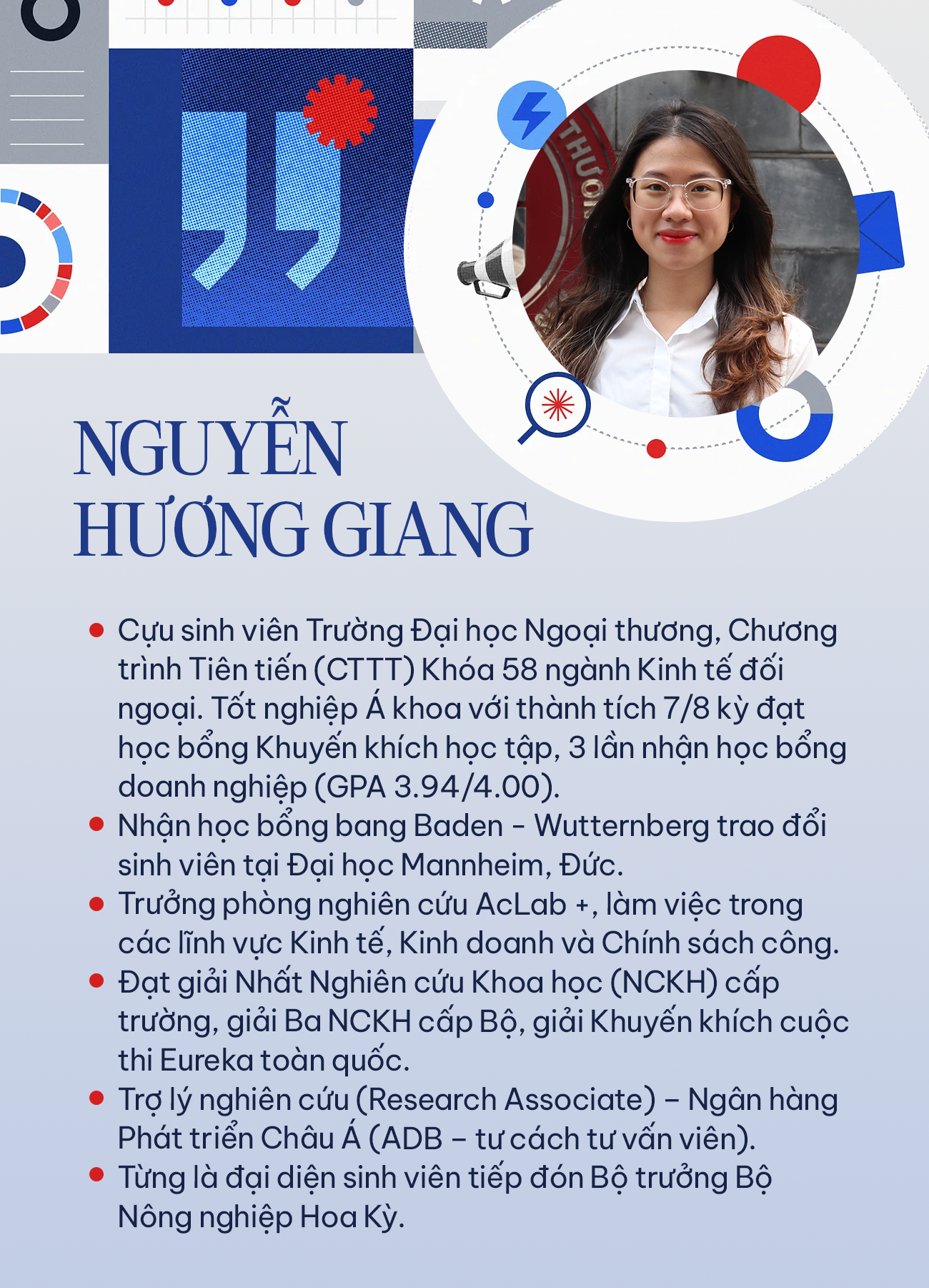 Nữ sinh trường ĐH Ngoại thương ‘ẵm’ học bổng Tiến sĩ tại ‘Harvard châu Á’: ‘Tri thức là hộ chiếu không thời hạn, khi bạn học hết mình sẽ đi đến nơi mà bạn muốn đến’- Ảnh 1. Nữ sinh trường ĐH Ngoại thương ‘ẵm’ học bổng Tiến sĩ tại ‘Harvard châu Á’: ‘Tri thức là hộ chiếu không thời hạn, khi bạn học hết mình sẽ đi đến nơi mà bạn muốn đến’- Ảnh 1.