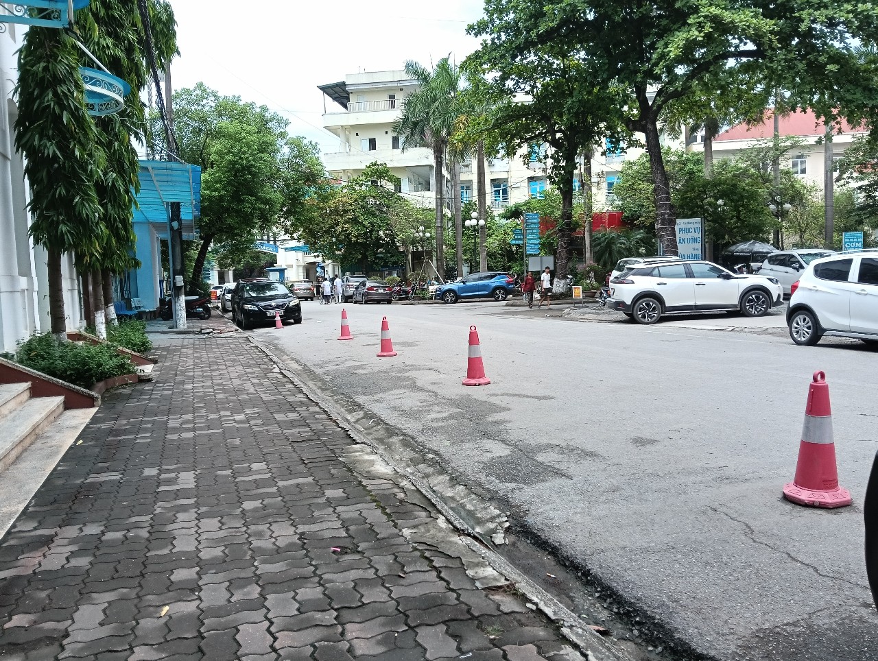 Nhân chứng kể lại khoảnh khắc kinh hoàng khi người phụ nữ bị xe bán tải cuốn vào gầm ngay trong khuôn viên bệnh viện ở Hà Nội- Ảnh 3.