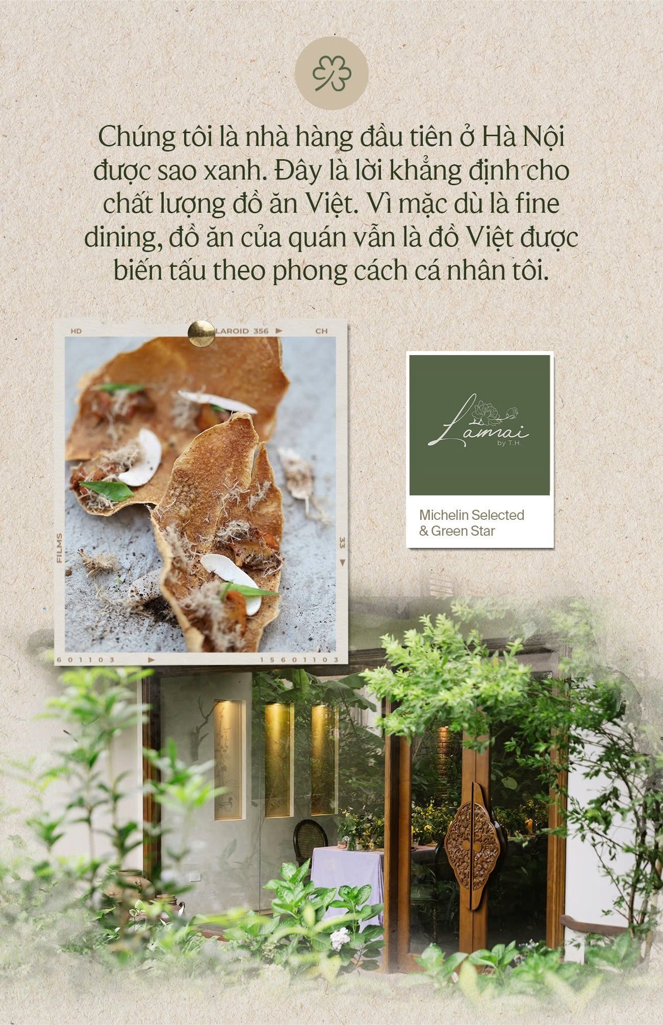 Chủ nhà hàng đầu tiên ở Hà Nội giành Sao xanh Michelin: Có những lúc, 2-3 hôm không một khách nào ghé qua- Ảnh 6. Chủ nhà hàng đầu tiên ở Hà Nội giành Sao xanh Michelin: Có những lúc, 2-3 hôm không một khách nào ghé qua- Ảnh 6.