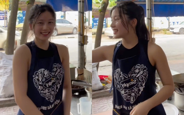 Đi 20km đến gặp hot girl bán phở Tuyên Quang: Lộ nhan sắc không app, rộ tin đã có chồng- Ảnh 2.