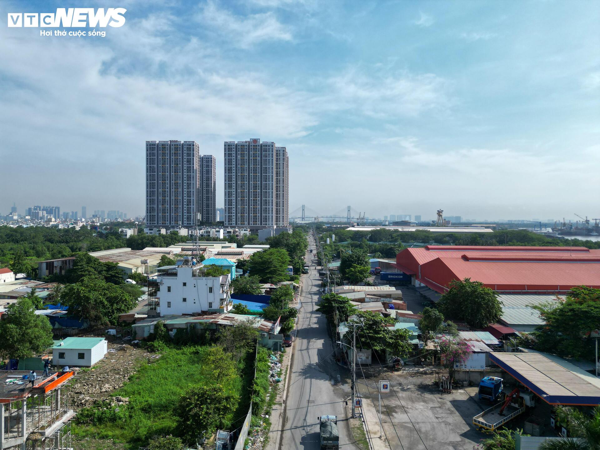 Cận cảnh vị trí xây đường trên cao, nối khu Nam Sài Gòn - sân bay Long Thành- Ảnh 6. Cận cảnh vị trí xây đường trên cao, nối khu Nam Sài Gòn - sân bay Long Thành- Ảnh 6.