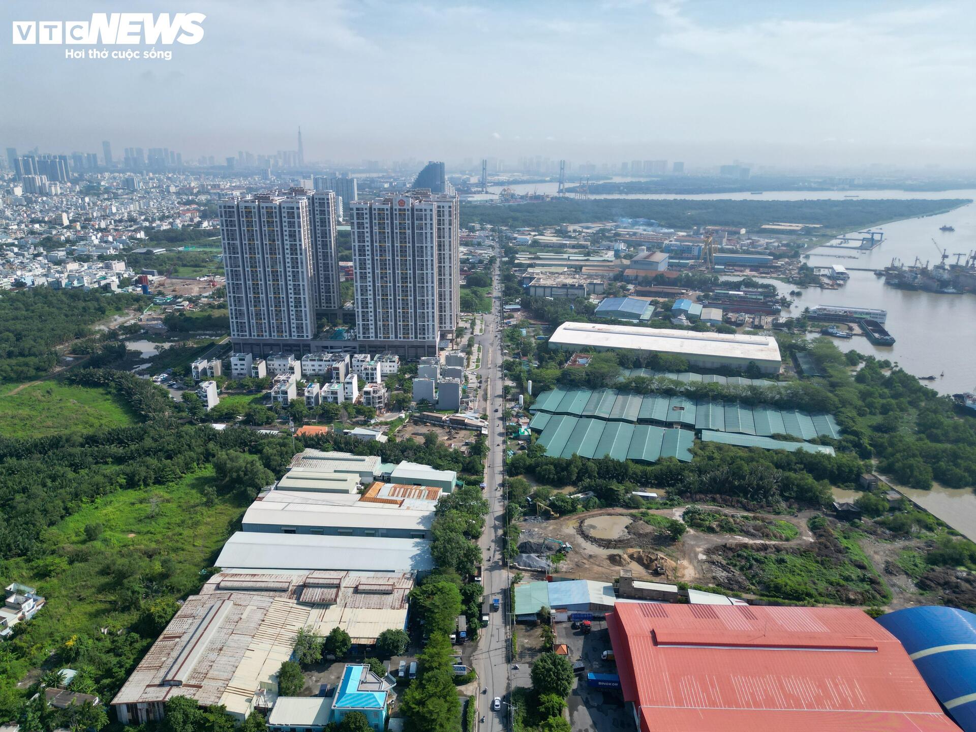 Cận cảnh vị trí xây đường trên cao, nối khu Nam Sài Gòn - sân bay Long Thành- Ảnh 4. Cận cảnh vị trí xây đường trên cao, nối khu Nam Sài Gòn - sân bay Long Thành- Ảnh 4.