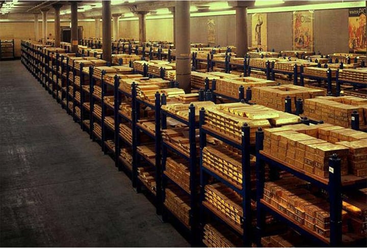 Bí ẩn kho trữ vàng lớn nhất thế giới nằm dưới lòng đất ở Mỹ- Ảnh 1. Bí ẩn kho trữ vàng lớn nhất thế giới nằm dưới lòng đất ở Mỹ- Ảnh 1.